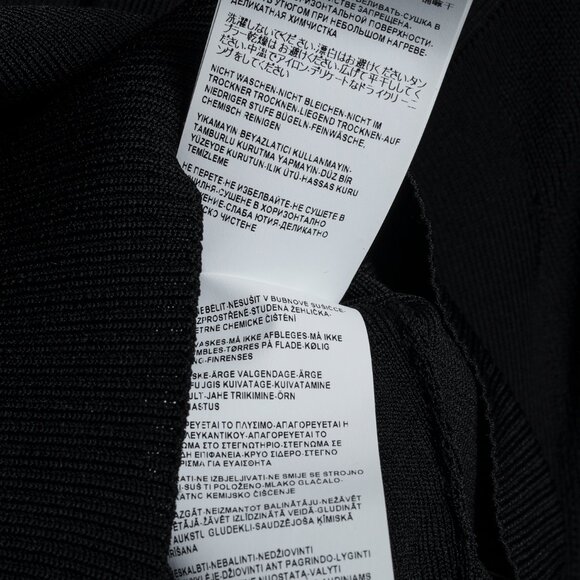 Versus Versace PF/18 Black V-Charm Embellished Sweater - Picture 13 of 14